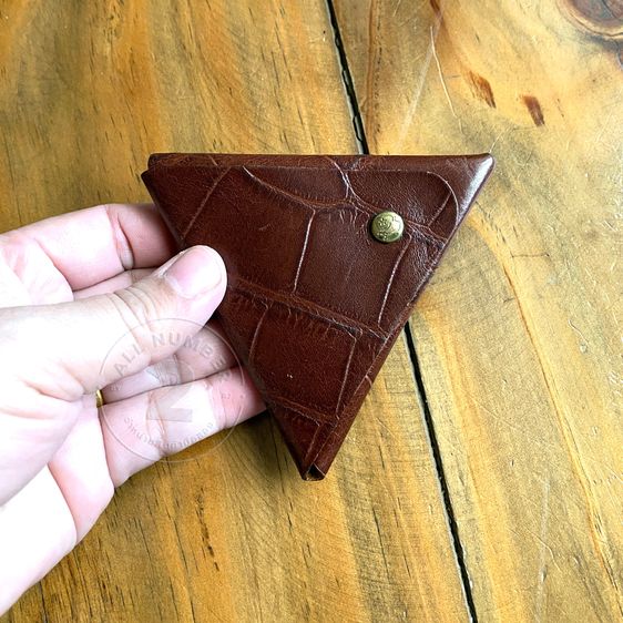 IL BISONTE Wallet กระเป๋าสตางค์ ใส่เหรียญ Made in Italy นำเข้า JAPAN รูปที่ 10