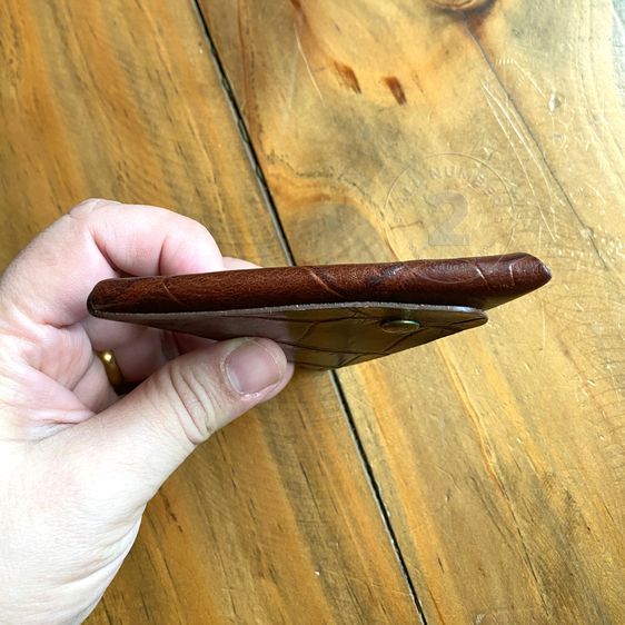 IL BISONTE Wallet กระเป๋าสตางค์ ใส่เหรียญ Made in Italy นำเข้า JAPAN รูปที่ 11