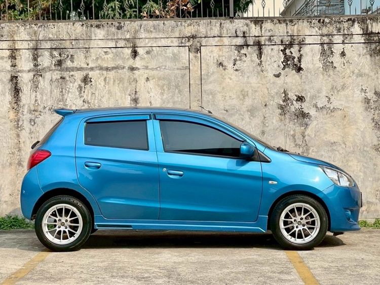 Mitsubishi Mirage 2013 1.2 GLX Sedan เบนซิน ไม่ติดแก๊ส เกียร์อัตโนมัติ น้ำเงิน รูปที่ 2