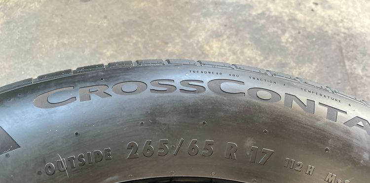 ✨ยางป้ายแดง✨265-65-17 Continental💥ปี 25💥🚘เหมาะสำหรับ รถกระบะตัวสูง และ SUV ทุกรุ่น รูปที่ 4