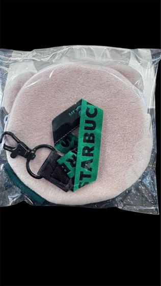 New MI-Bear Pouch with Starbucks label Strap กระเป๋า ใส่เหรียญ รูปที่ 4