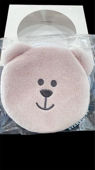 New MI-Bear Pouch with Starbucks label Strap กระเป๋า ใส่เหรียญ รูปที่ 2