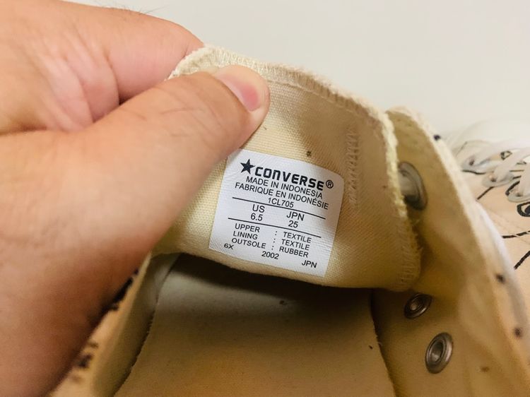 รองเท้า Comme des garçons เบอร์ US 6.5 cm 25 คนเท้า 24.5-25.5 cm ใส่ได้ครับ สภาพดีมาก พื้นเต็ม ทรงสวย หายากน่าสะลมครับ รูปที่ 7