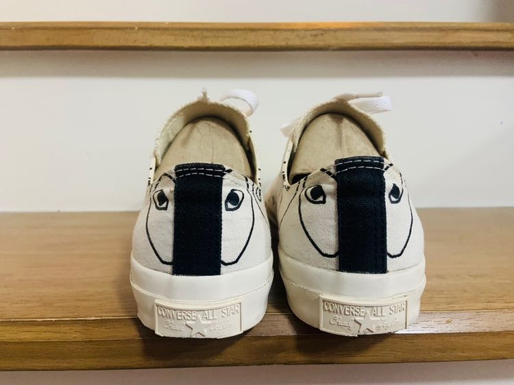 รองเท้า Comme des garçons เบอร์ US 6.5 cm 25 คนเท้า 24.5-25.5 cm ใส่ได้ครับ สภาพดีมาก พื้นเต็ม ทรงสวย หายากน่าสะลมครับ รูปที่ 3