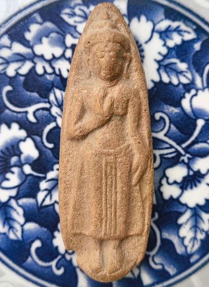 พระกรุเนื้อดินพิมพ์พระลีลาวัดถ้ำหีบเก่าค่ะ รูปที่ 17