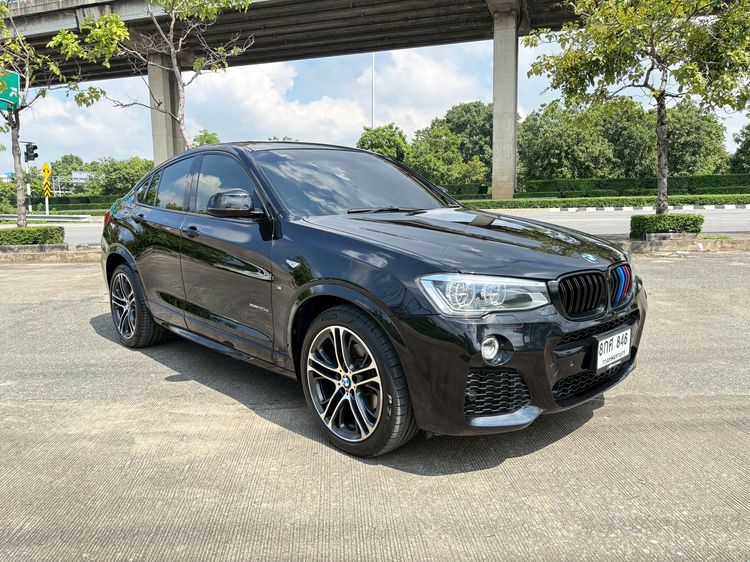 BMW X4 2017 2.0 xDrive20d M Sport 4WD Utility-car ดีเซล ไม่ติดแก๊ส เกียร์อัตโนมัติ ดำ รูปที่ 3
