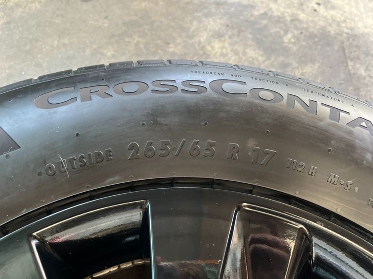 ✨ล้อแม็ก✨Toyota Revo Rocco ขอบ 17 สีดำแท้💯พร้อมยางป้ายแดง 265-65-17 Continental💥ปี 25💥 รูปที่ 8