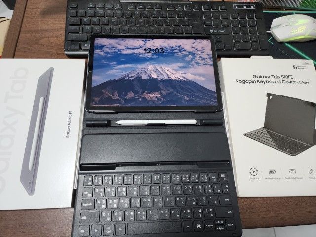 128 GB ขาย Samsung Galaxy Tab S10 FE (Wi-Fi)RAM 8GB ROM128GB(มีกล่อง) แถมเคสคีบอร์ด(มีกล่อง) ประกันถึง ก.พ.ปีหน้า พ.ศ.2570 ขายเพราะจะไปซื้อsurface