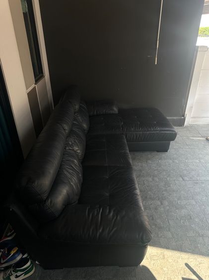 🔥🛋️ ส่งต่อโซฟาหนังแท้ L-Shape ตัวใหญ่ รูปที่ 4