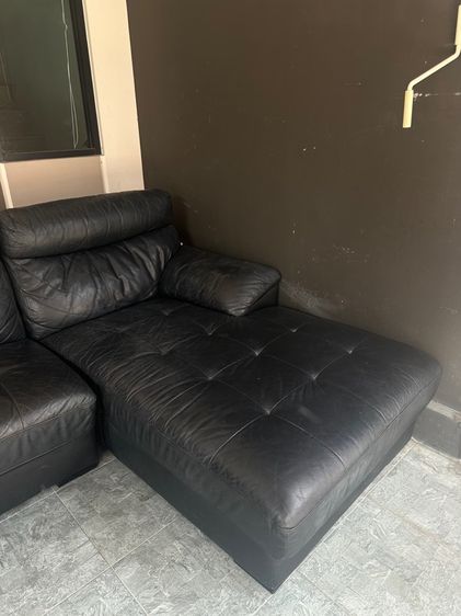 🔥🛋️ ส่งต่อโซฟาหนังแท้ L-Shape ตัวใหญ่ รูปที่ 6