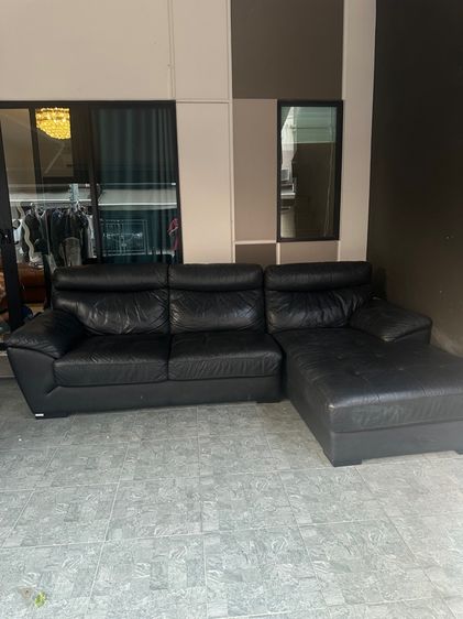 🔥🛋️ ส่งต่อโซฟาหนังแท้ L-Shape ตัวใหญ่ รูปที่ 12