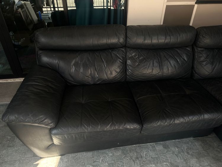 🔥🛋️ ส่งต่อโซฟาหนังแท้ L-Shape ตัวใหญ่ รูปที่ 5
