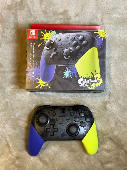เครื่องเกมส์นินเทนโด Nintendo Switch Pro Controller – Splatoon 3 Edition ของแท้ พร้อมกล่อง