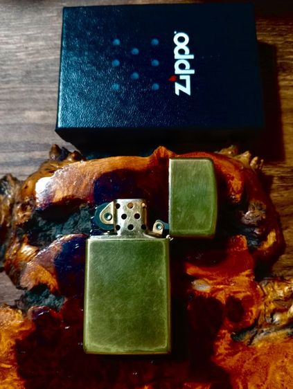 USA..ไฟแช็ค zippo แท้เนื้อทองเหลือง,เข็มขัดหนังวัวแท้หัวทองเหลืองเพรทเงิน..สภาพเยี่ยม รูปที่ 12