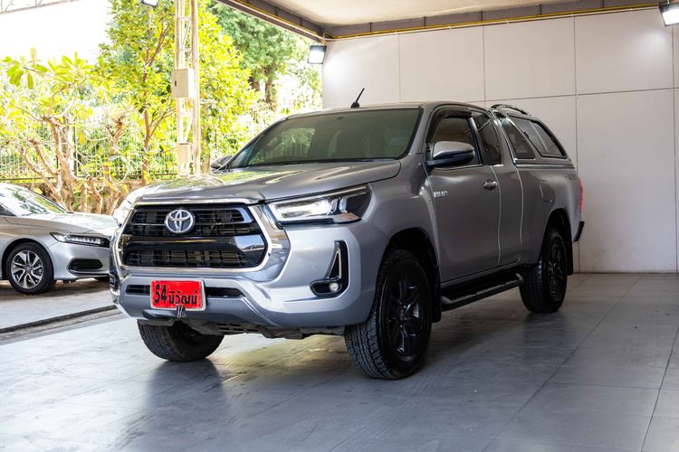 Toyota Hilux Revo 2021 Smart Cab 2.4 Mid Prerunner Pickup ดีเซล ไม่ติดแก๊ส เกียร์อัตโนมัติ เทา รูปที่ 3