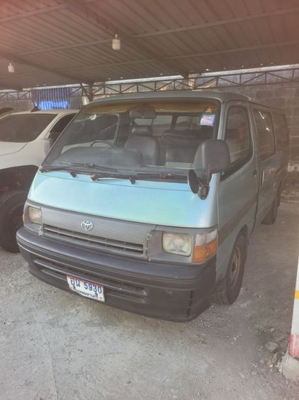 Toyota Hiace 1996 2.5 Van ดีเซล ไม่ติดแก๊ส เกียร์ธรรมดา เทา รูปที่ 2
