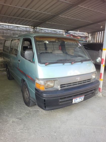 Toyota Hiace 1996 2.5 Van ดีเซล ไม่ติดแก๊ส เกียร์ธรรมดา เทา รูปที่ 4