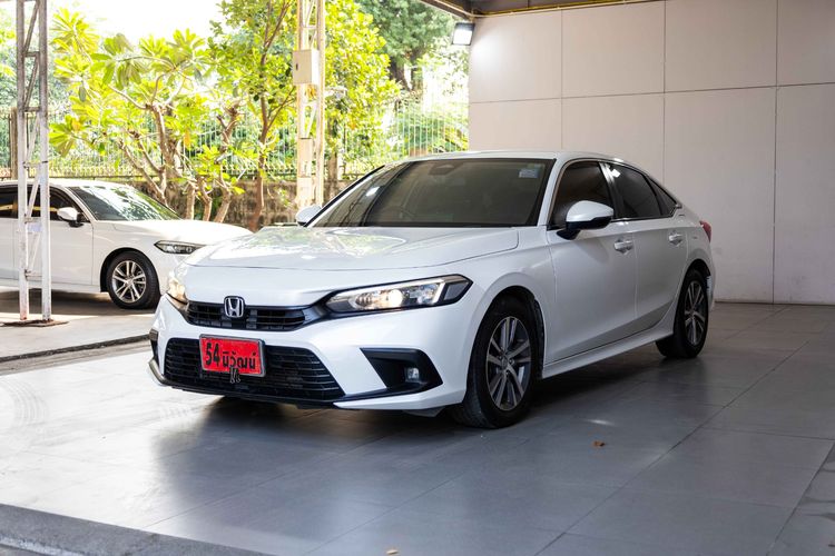 Honda Civic 2023 1.5 Turbo EL+ Sedan เบนซิน ไม่ติดแก๊ส เกียร์อัตโนมัติ ขาว รูปที่ 3