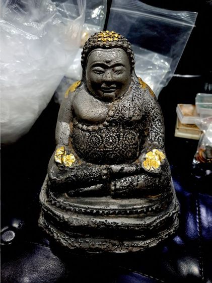 พระบูชาสังกัจจายน์เนื้อเงินยวง แปะทองเก่า