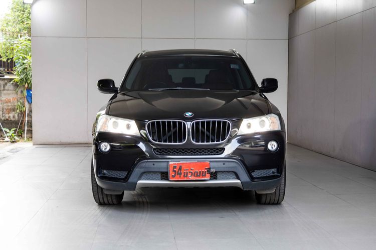 BMW X3 2013 2.0 xDrive20d Highline 4WD Utility-car ดีเซล ไม่ติดแก๊ส เกียร์อัตโนมัติ ดำ รูปที่ 2
