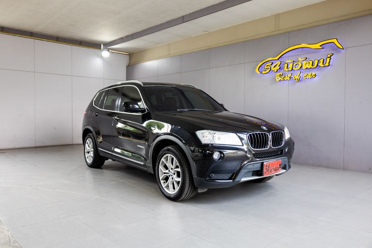 รถ BMW X3 2.0 xDrive20d Highline 4WD สี ดำ