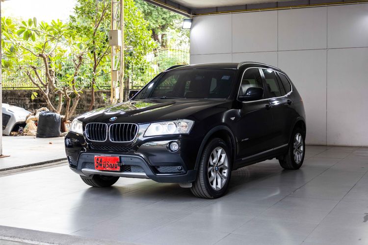 BMW X3 2013 2.0 xDrive20d Highline 4WD Utility-car ดีเซล ไม่ติดแก๊ส เกียร์อัตโนมัติ ดำ รูปที่ 3