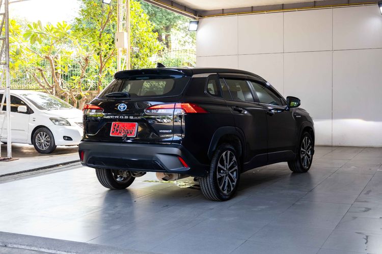 Toyota Corolla Cross 2021 1.8 Hybrid Premium Utility-car ไฮบริด ไม่ติดแก๊ส เกียร์อัตโนมัติ ดำ รูปที่ 4