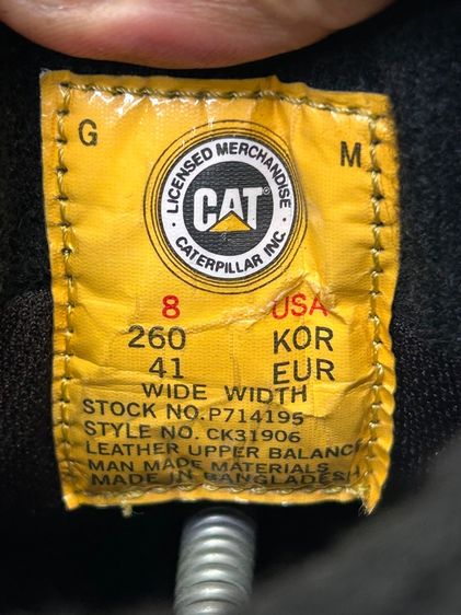 รองเท้าหนัง CAT รูปที่ 4