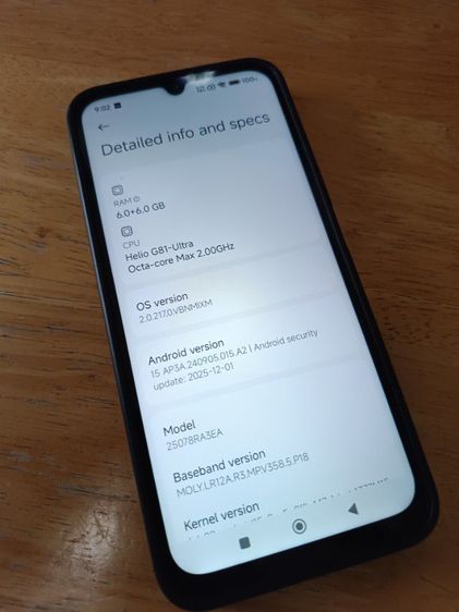 Redmi 15c. ram6 rom128 รูปที่ 2