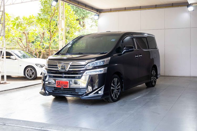 Toyota Vellfire 2021 2.5 Utility-car เบนซิน ไม่ติดแก๊ส เกียร์อัตโนมัติ ดำ รูปที่ 3
