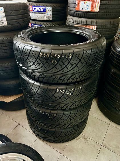 DEESTONE 255 55 18 ปี25 ยางถอดตุ่มยางใหม่ยังมีให้เห็น