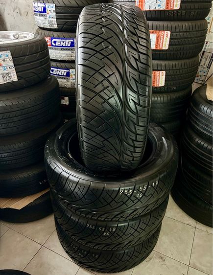 DEESTONE 255 55 18 ปี25 ยางถอดตุ่มยางใหม่ยังมีให้เห็น รูปที่ 3