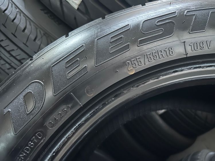 DEESTONE 255 55 18 ปี25 ยางถอดตุ่มยางใหม่ยังมีให้เห็น รูปที่ 5