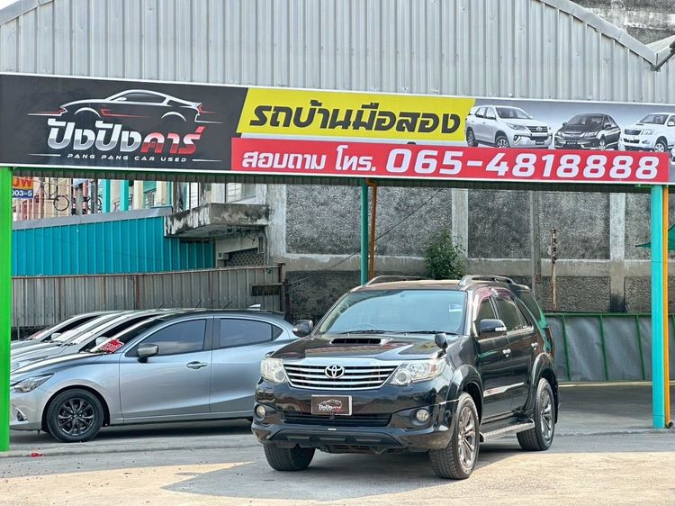 Toyota Fortuner 2012 3.0 TRD Sportivo 4WD Utility-car ดีเซล ไม่ติดแก๊ส เกียร์อัตโนมัติ ดำ รูปที่ 4