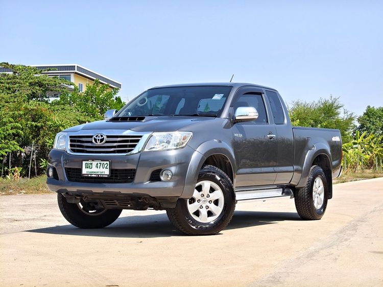 รถ Toyota Hilux Vigo Champ Smart Cab 2.5 E Prerunner สี เทา