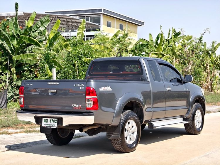 Toyota Hilux Vigo Champ 2013 Smart Cab 2.5 E Prerunner Pickup ดีเซล ไม่ติดแก๊ส เกียร์ธรรมดา เทา รูปที่ 4
