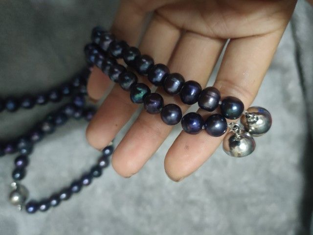 เซ็ตสร้อยต่างหูข้อมือมุกแท้ทั้งหมด รูปที่ 5