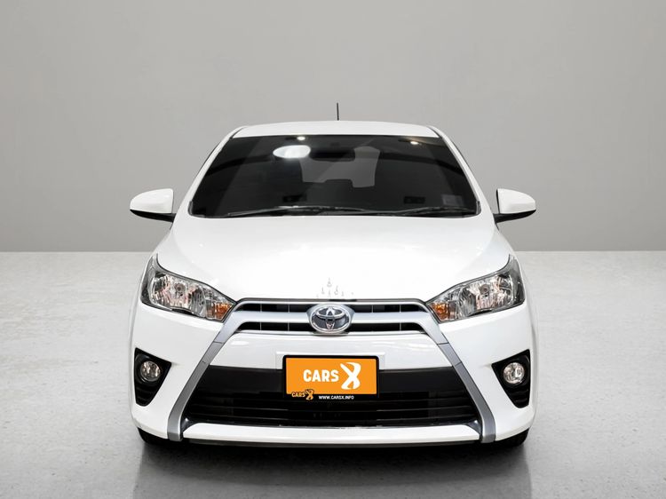 Toyota Yaris 2014 1.2 E Sedan เบนซิน ไม่ติดแก๊ส เกียร์อัตโนมัติ ขาว รูปที่ 2