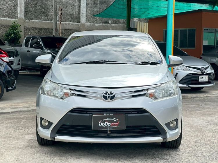 Toyota Vios 2014 1.5 E Sedan เบนซิน ไม่ติดแก๊ส เกียร์อัตโนมัติ เทา รูปที่ 2