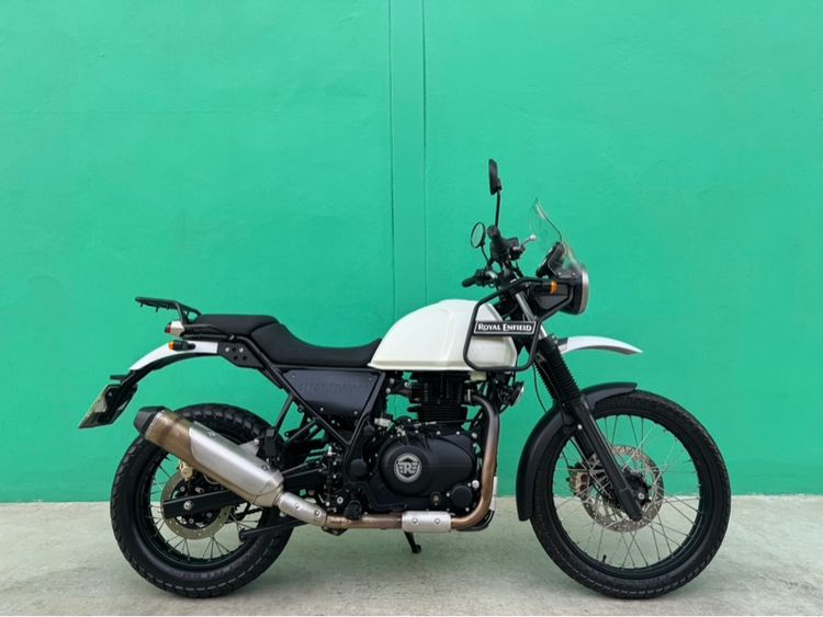Royal enfield HIMALAYAN411 สีขาว ปี18จด21 วิ่ง 4,000โล