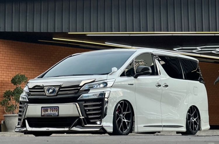Toyota Vellfire 2018 2.5 Hybrid ZR G Edition E-Four 4WD Utility-car ไฮบริด ไม่ติดแก๊ส เกียร์อัตโนมัติ ขาว รูปที่ 3
