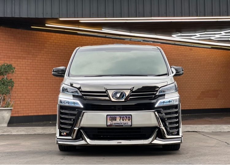 Toyota Vellfire 2018 2.5 Hybrid ZR G Edition E-Four 4WD Utility-car ไฮบริด ไม่ติดแก๊ส เกียร์อัตโนมัติ ขาว รูปที่ 2