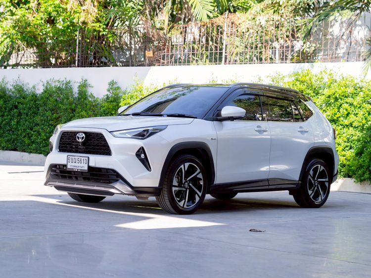 Toyota Yaris Cross 2024 1.5 HEV Premium Luxury Utility-car ไฮบริด ไม่ติดแก๊ส เกียร์อัตโนมัติ ขาว รูปที่ 3