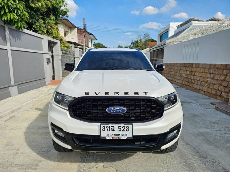 Ford Everest 2022 2.0 Turbo Sport Utility-car ดีเซล ไม่ติดแก๊ส เกียร์อัตโนมัติ ขาว รูปที่ 3