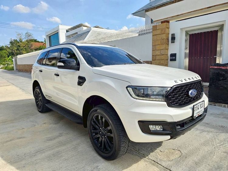 Ford Everest 2022 2.0 Turbo Sport Utility-car ดีเซล ไม่ติดแก๊ส เกียร์อัตโนมัติ ขาว รูปที่ 2