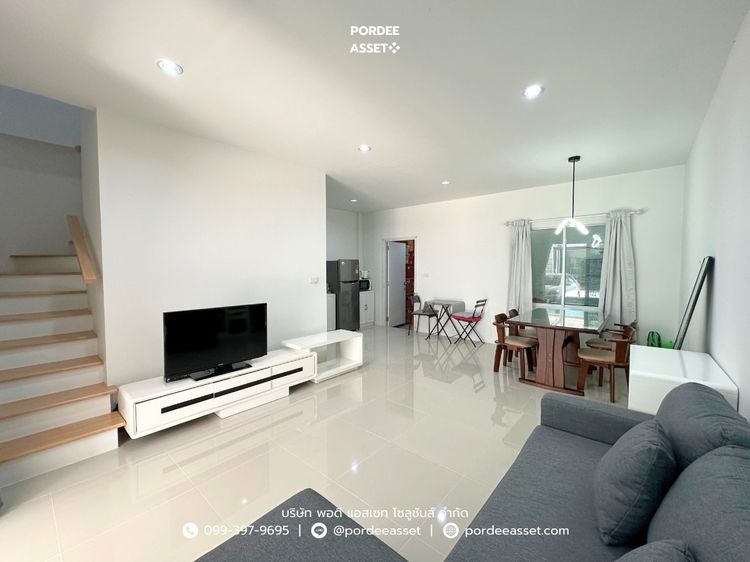 ขายทาวน์โฮม บ้านธงสิริ3 บ้านกล้วย-ไทรน้อย (ขนาด 20 ตร.ว.) ใกล้โฮมโปร บางบัวทอง และ MRT คลองบางไผ่ ไทรน้อย นนทบุรี รูปที่ 4