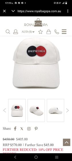 หมวกแก๊ป Balenciaga  รูปที่ 6