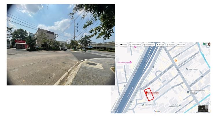 ให้เช่าที่ดินพร้อมอาคาร เลียบด่วน นวลจันทร์ พื้นที่ 636 ตารางวา รูปที่ 2