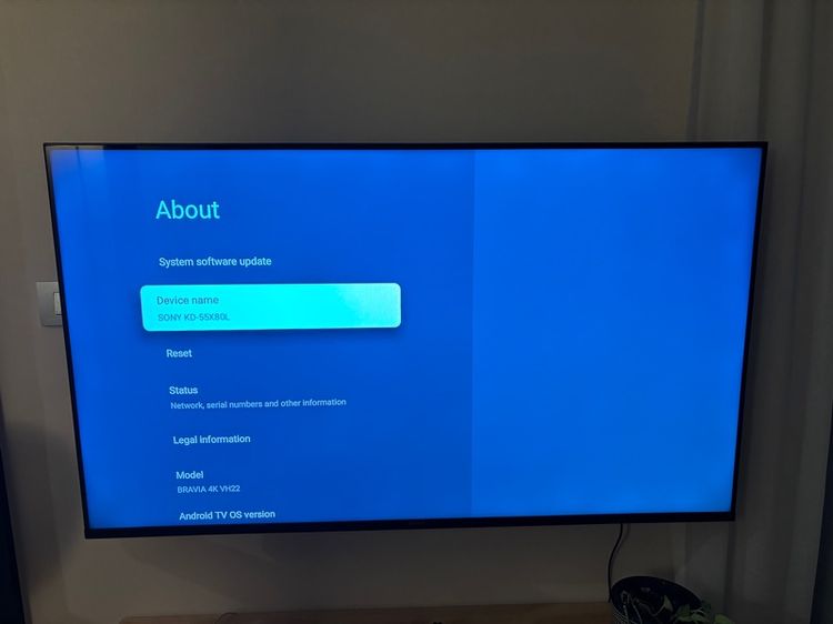 Sony TV  KD-55X80L รูปที่ 5