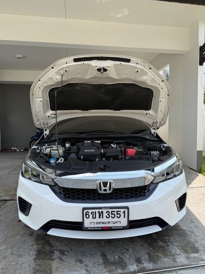Honda City 2022 1.0 SV เบนซิน ไม่ติดแก๊ส เกียร์อัตโนมัติ ขาว รูปที่ 4